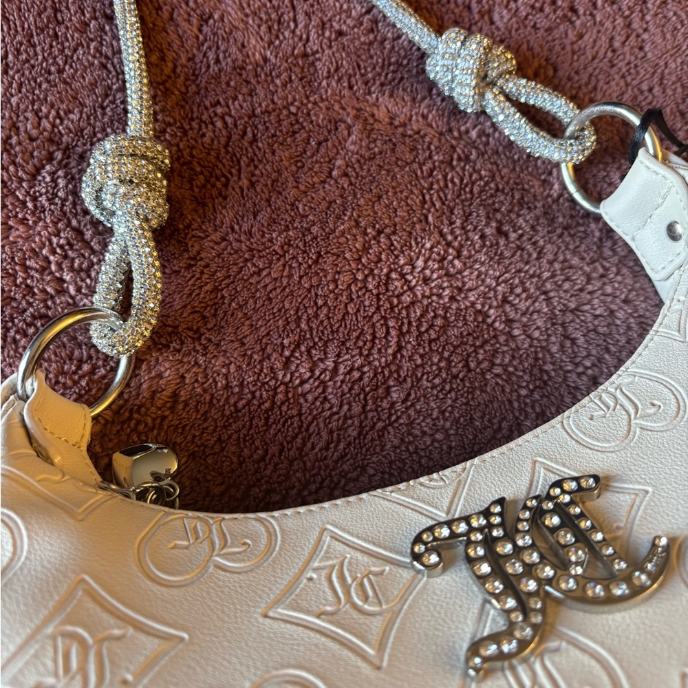 Juicy Couture Cream Embossed Shoulder Bag - Picture 2 of 6
